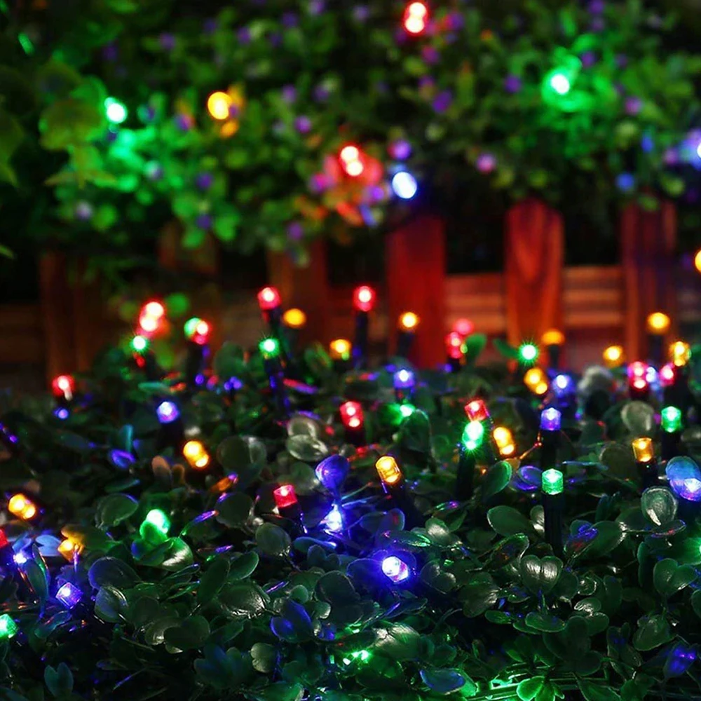22m 200 LED Solárne Svetlo Vonkajšie Nepremokavé Víla Garland String Svetlá na Vianočný Večierok Záhradné Solárne Svietidlo Dekorácie LED Solárne String Rozprávkových Svetiel Pre Záhradné Dekorácie Obrázok 4