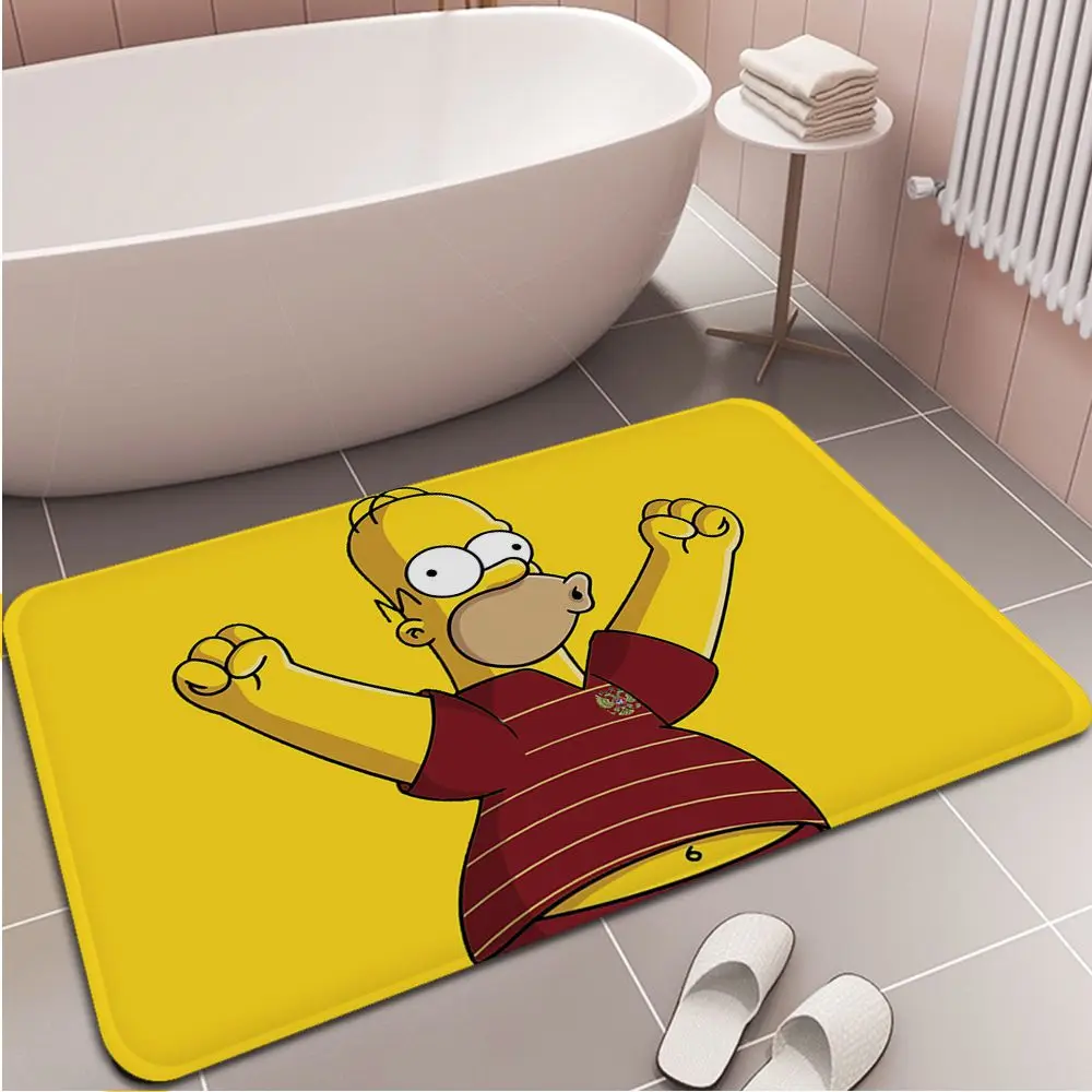 Disney Simpsonovci Homer J. Simpson Poschodí Mat INY Štýl Mäkké Spálňa Poschodí Domu Práčovňa Mat protišmykových Wc Koberec Obrázok 4