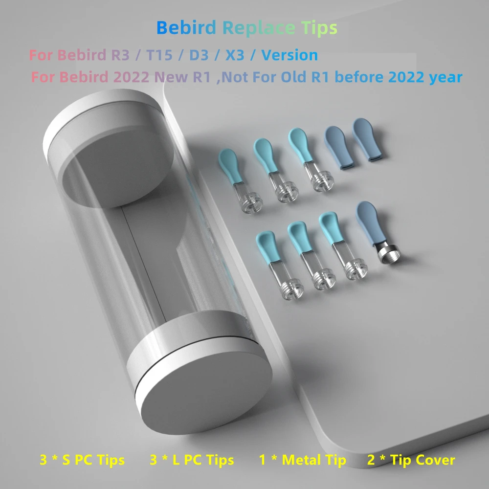Bebird R3 T15 X3, C3 B2 X17 M9 Pro R1 Pôvodné Ucho Palice Earpick Zdravotnej Starostlivosti Ucho Cleaner 4 Ks Nahradiť Tip Príslušenstvo PC ucho vybrať Obrázok 0