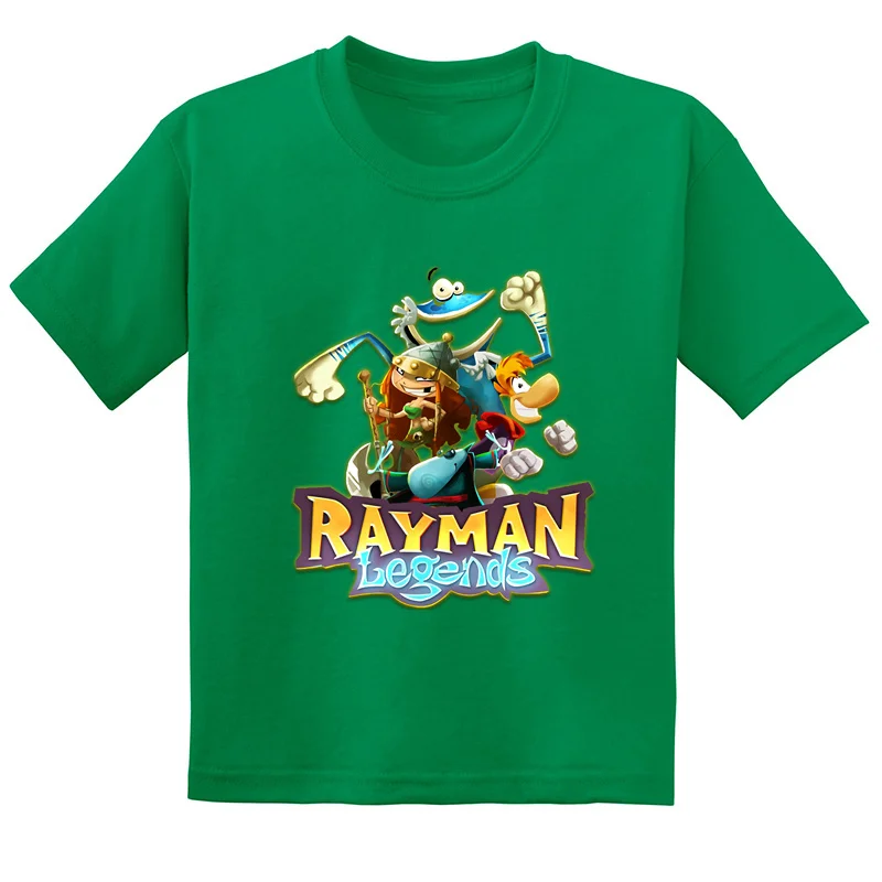 Rayman Legends Dobrodružstvo Tlač Vtipné Deti T tričko Cartoon Deti Oblečenie Letné Batoľa Baby Chlapci, Dievčatá, Krátky Rukáv T-Shirt Obrázok 1