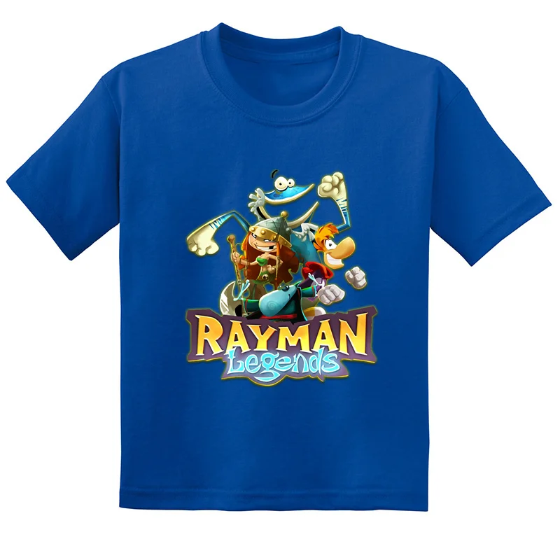 Rayman Legends Dobrodružstvo Tlač Vtipné Deti T tričko Cartoon Deti Oblečenie Letné Batoľa Baby Chlapci, Dievčatá, Krátky Rukáv T-Shirt Obrázok 2