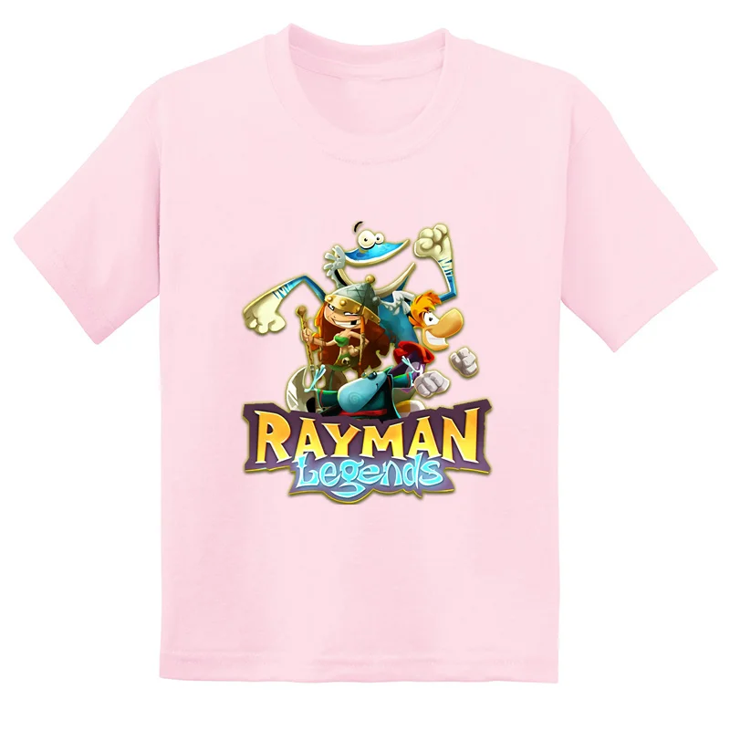Rayman Legends Dobrodružstvo Tlač Vtipné Deti T tričko Cartoon Deti Oblečenie Letné Batoľa Baby Chlapci, Dievčatá, Krátky Rukáv T-Shirt Obrázok 3
