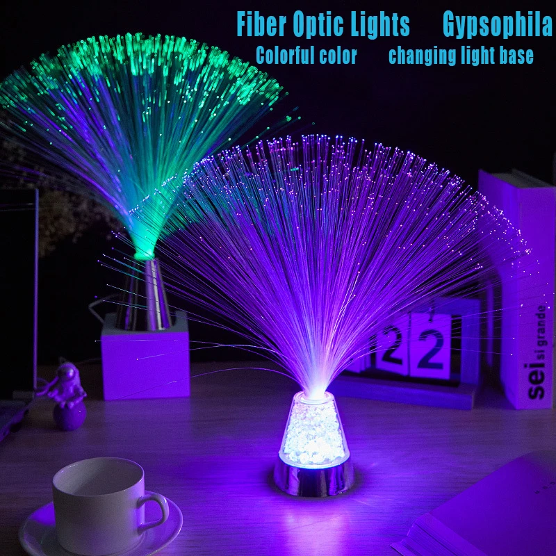 Nočné Svetlo Optický Svetelný LED Dekoratívne hviezdne svetlo Atmosféru Svetlo Tri-color Farebné Hviezdna USBAA/AAA Batérie, stolná Lampa Obrázok 2