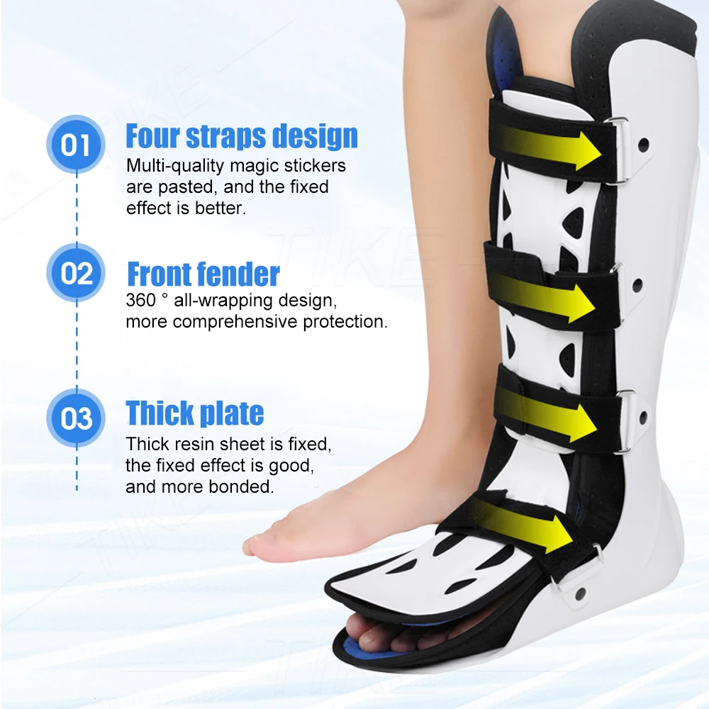 TIKE Zdravotnícke, Ortopedické Walker Boot Nohy Rovnátka Závlačky na Členok Nohy Zranenia, Vyvrtnutie Zlomený Prst po Operácii Zlomeniny Cast Topánky Obrázok 1