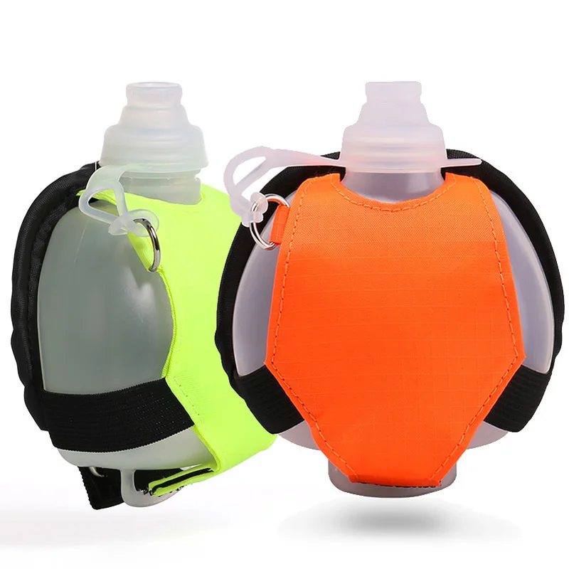 High-Kvalitné Prenosné 200 ML Beží Fľaša na Vodu BPA, Voľného Ramena, Zápästia Kanvica Outdoorové Športy Pohár Skladacia Fľaša na Vodu Obrázok 1