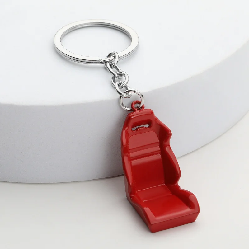 Autosedačky Keychain Tvorivé 3D Stoličky Módna Taška Prívesok Kovové Zliatiny Auto Krúžok Diely Príslušenstvo Závesné Šperky Držiteľ Dary Obrázok 3
