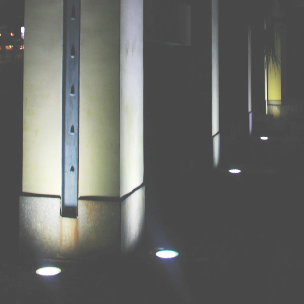 Zapustené spotground poschodí lampa 12W led pochovaný svetlo vonkajšie záhradné kosačky na osvetlenie 85-265V kryt z Nerezovej ocele Obrázok 1