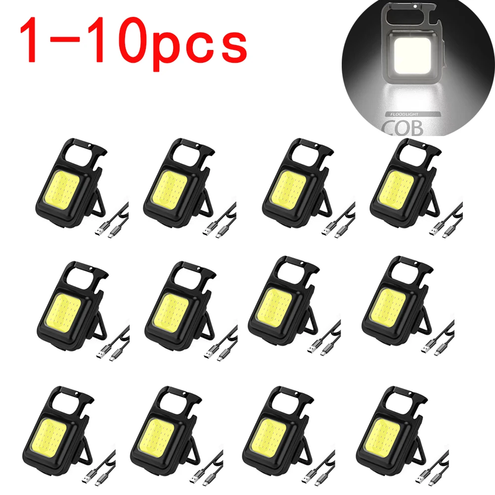 KLAS Prenosný Mini LED Baterka USB Nabíjateľné Pracovné Svetlo Keychain Outdoor Camping Rybolov, Horolezectvo Svietidlo Led Baterky Obrázok 0