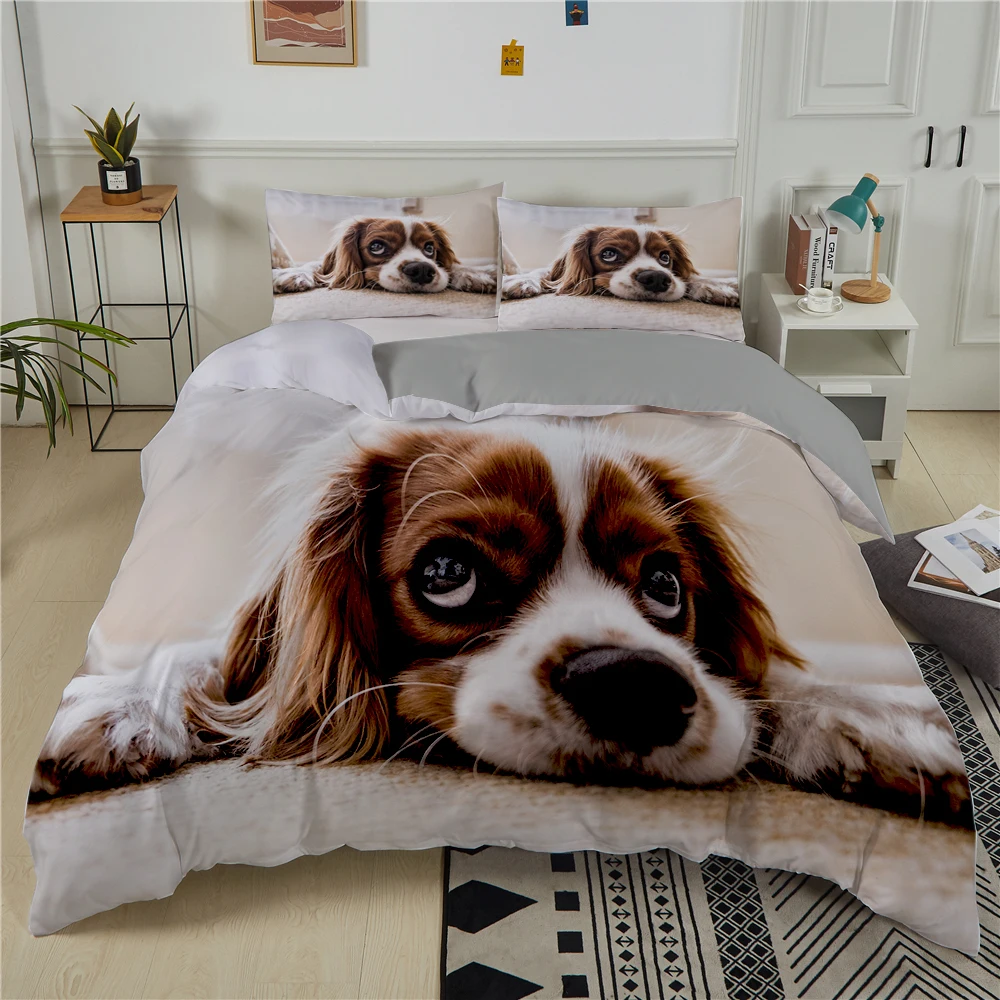 ZEIMON 3D Buldog posteľná bielizeň Nastaviť Pet Zvierat Psa Perinu Pre Deti, Dospelých Obliečky S obliečka na Vankúš Deka Kryt Kryt Cumlík Obrázok 5