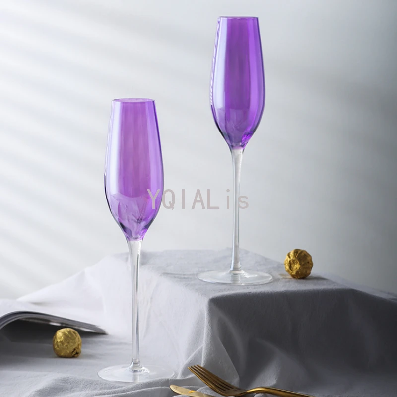 250-500 ml Fialová Series Crystal Fire Zhromaždiť Aróma Červeného Vína, Šampanského Pohára Rodina Reštaurácia Dovolenku Drinkware Darček Obrázok 3