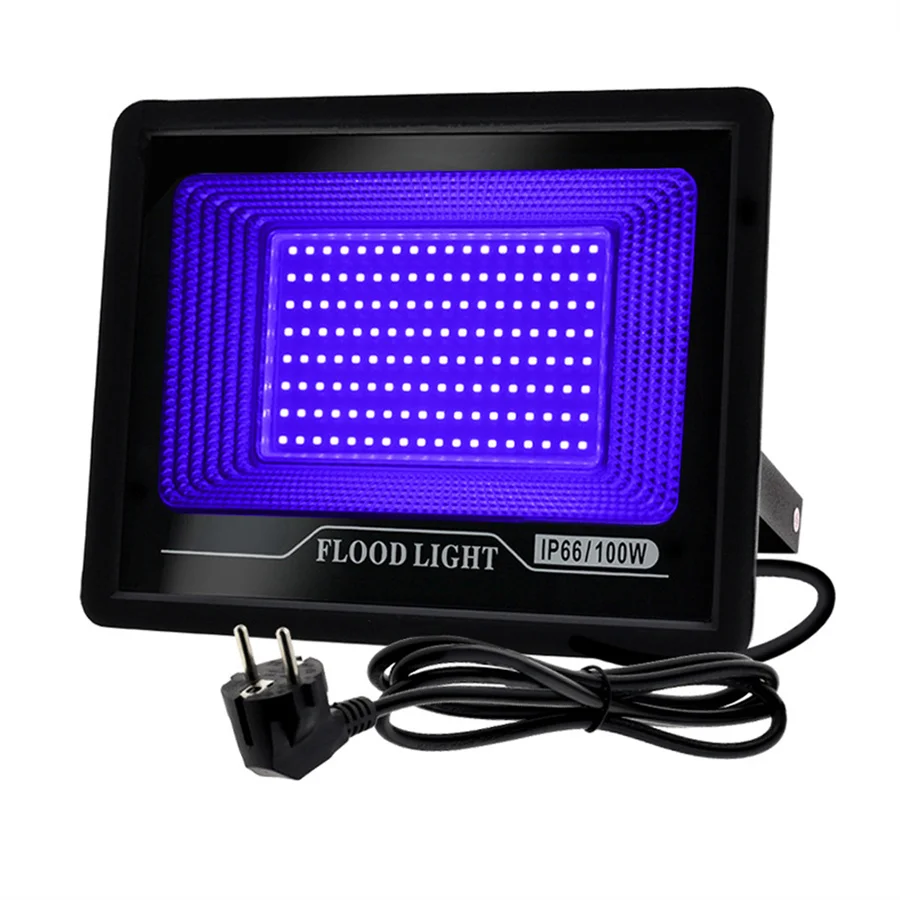 LED UV Black Svetlo 50W 100W Ultrafialové Flood Light IP66 Nepremokavé UV LED Blacklight pre Strany Svietiť v Tme Fáze Dekor Obrázok 0