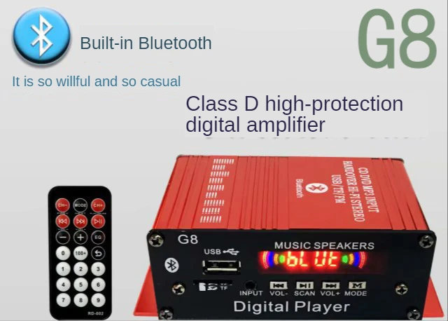 G919H/G30/G20/G8/G919/6-6S/K60 Bluetooth Zosilňovač Bluetooth Audio Zosilňovač Obrázok 1