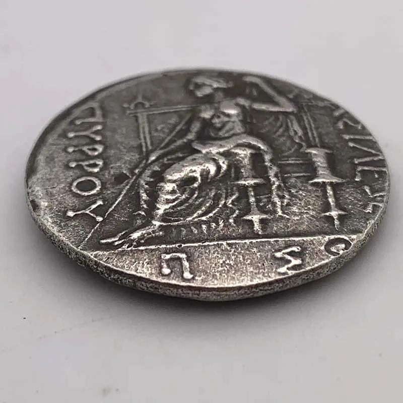 Grécke Bohyne Rytier 25 mm Starožitné Medi Staré Strieborné Medaily Pamätné Mince Odznak Zberateľskú Darček Ms01 Obrázok 4