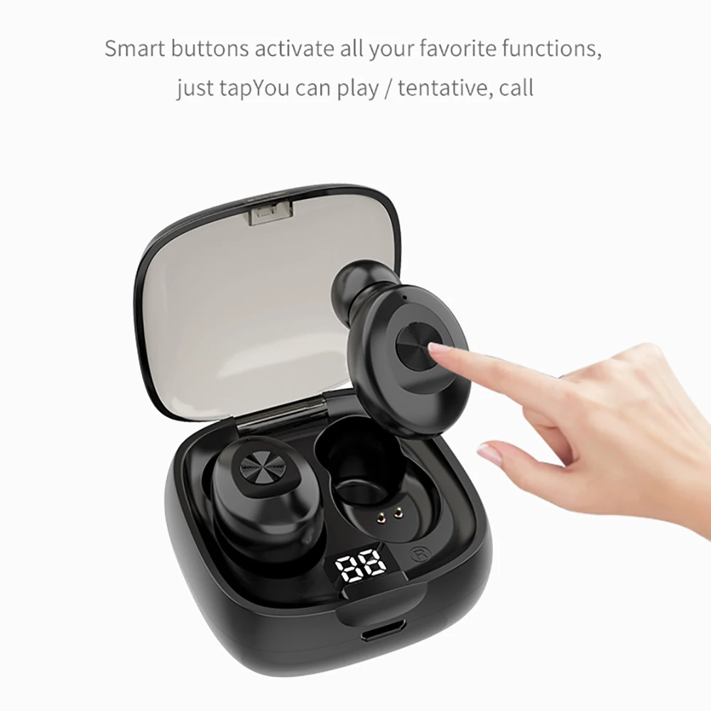 XG8 TWS Bluetooth 5.0 Bezdrôtové Slúchadlá Slúchadlá Nepremokavé Športové Stereo In-ear Slúchadlá Bluetooth Slúchadlá S Nabíjanie Box Obrázok 3