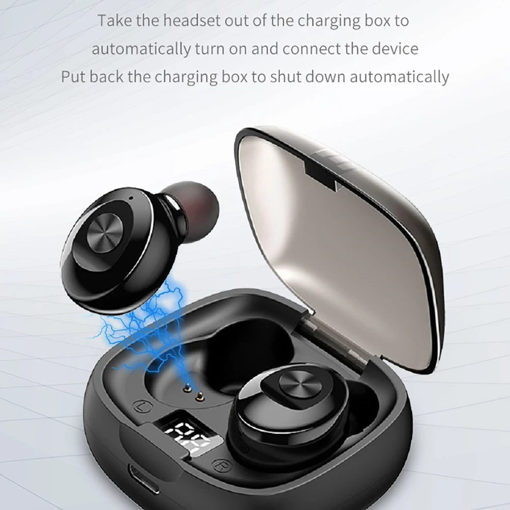 XG8 TWS Bluetooth 5.0 Bezdrôtové Slúchadlá Slúchadlá Nepremokavé Športové Stereo In-ear Slúchadlá Bluetooth Slúchadlá S Nabíjanie Box Obrázok 5