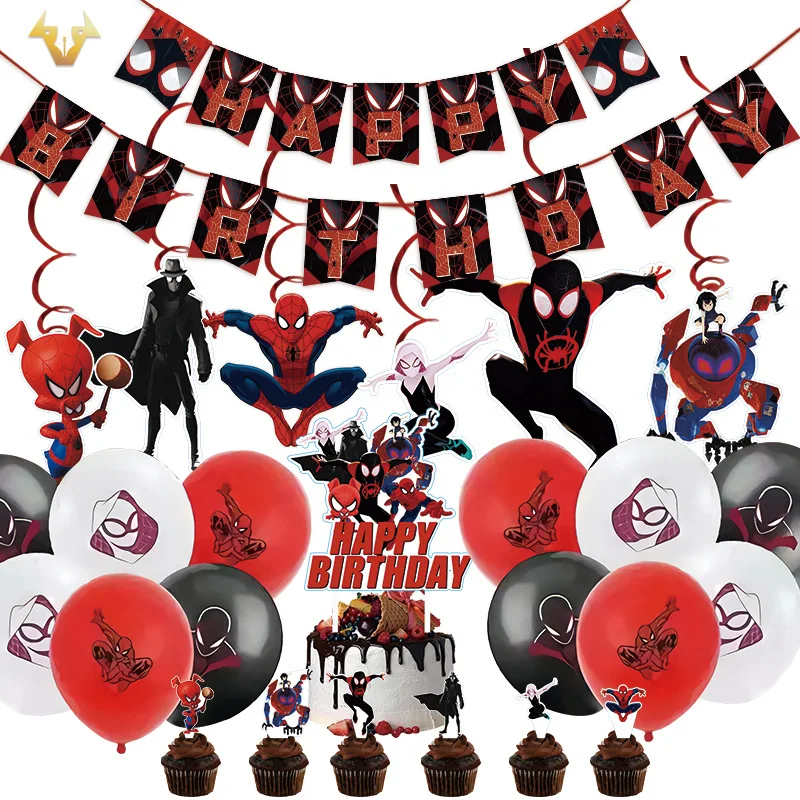 Marvel Avengers Spiderman Jed Banner Tortu Vňaťou Latexový Balón Narodeninovej Party Dekorácie, Detské Sprcha Dodávky Deti Hračky Obrázok 0