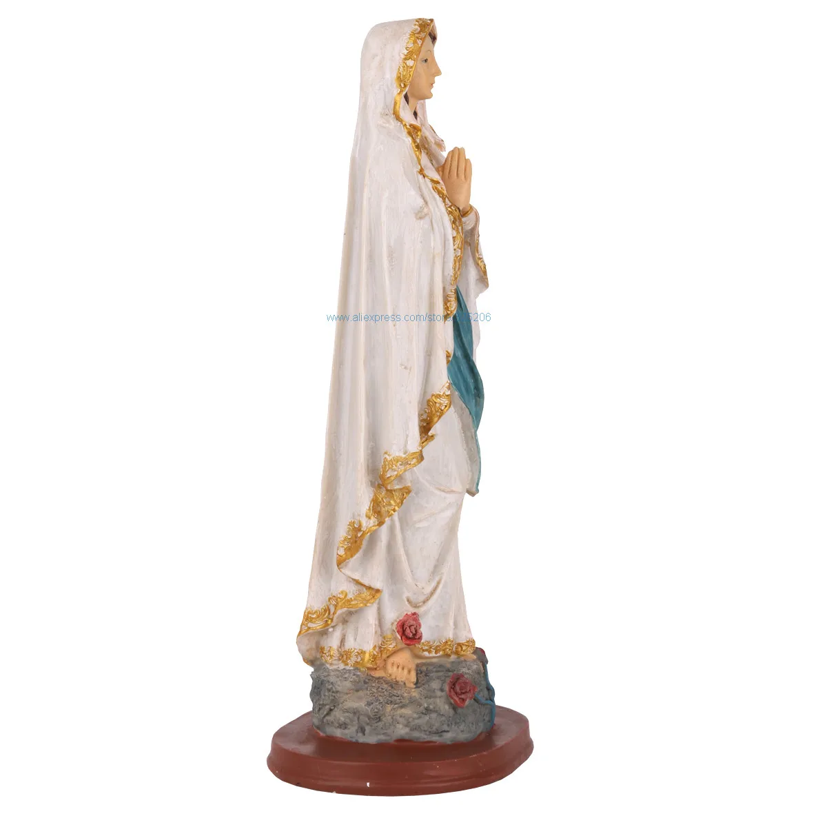 Panna Mária Požehnala Modlí Madonna Socha panny Márie z Lourdes Obrázok Náboženské Katolíckej Suveníry, Darčekové 30 cm 11.8 palcový NOVÉ Obrázok 3