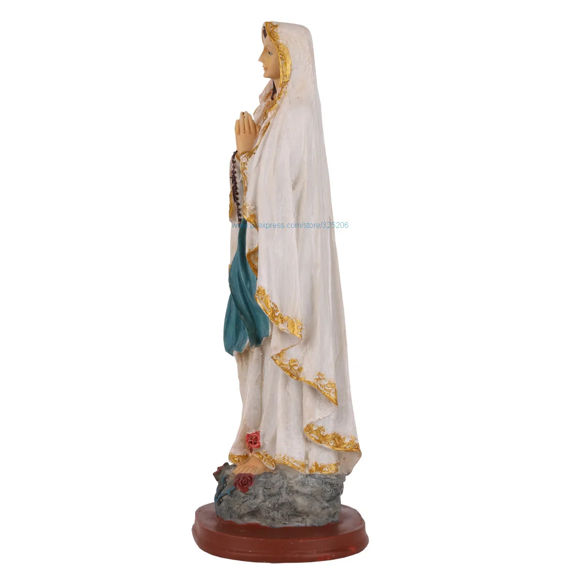 Panna Mária Požehnala Modlí Madonna Socha panny Márie z Lourdes Obrázok Náboženské Katolíckej Suveníry, Darčekové 30 cm 11.8 palcový NOVÉ Obrázok 4