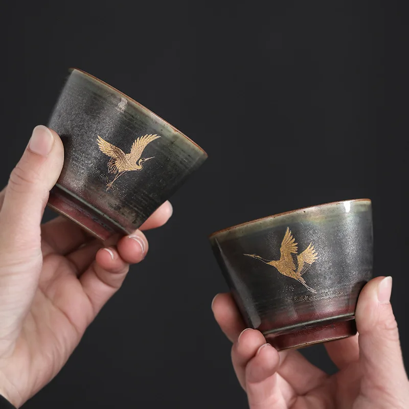 Ruihe Chengxiang čajových šálok, Japonské ručné kameniny pece stala jasnejšie, master cup set, jeden pohár, osobné pohára, šálky čaju Obrázok 2