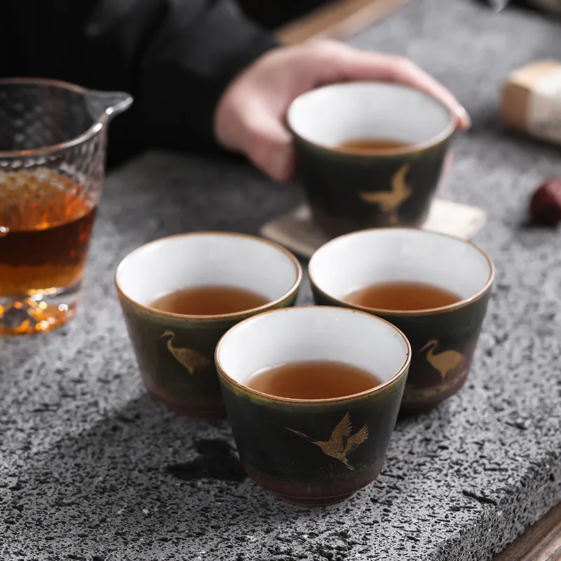 Ruihe Chengxiang čajových šálok, Japonské ručné kameniny pece stala jasnejšie, master cup set, jeden pohár, osobné pohára, šálky čaju Obrázok 3