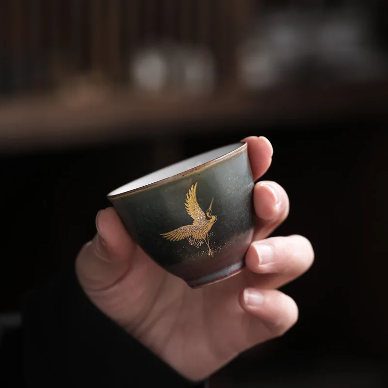 Ruihe Chengxiang čajových šálok, Japonské ručné kameniny pece stala jasnejšie, master cup set, jeden pohár, osobné pohára, šálky čaju Obrázok 4
