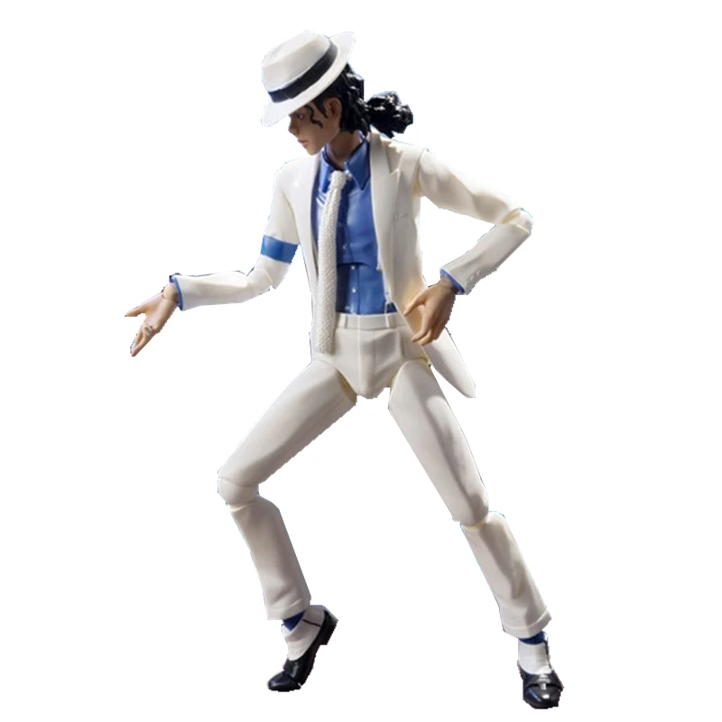 SHF Michael Jackson Akcie Obrázok Figuarts Hladké Trestného Moonwalk Zber Model Hračky 14 CM Dary Obrázok 3