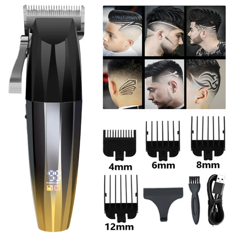 Nožnice na Strihanie Vlasov Profesionálne strojčekov na strihanie Vlasov pre Mužov Zastrihávač Brady Barbers Strojčeky Pre Mužov, Ženy, Deti Clipper Set Obrázok 3