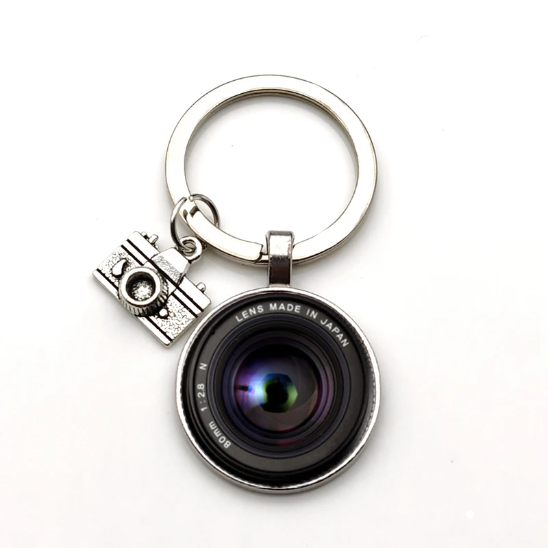 Populárne Keychain Fotoaparát Prívesok s SLR Objektív Fotografa SLR Nadšenec Keychain Osobnosti Šperky Darček Medzi Priateľov Obrázok 0