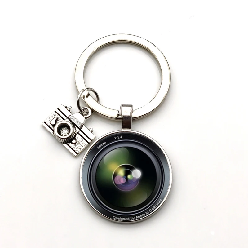Populárne Keychain Fotoaparát Prívesok s SLR Objektív Fotografa SLR Nadšenec Keychain Osobnosti Šperky Darček Medzi Priateľov Obrázok 2
