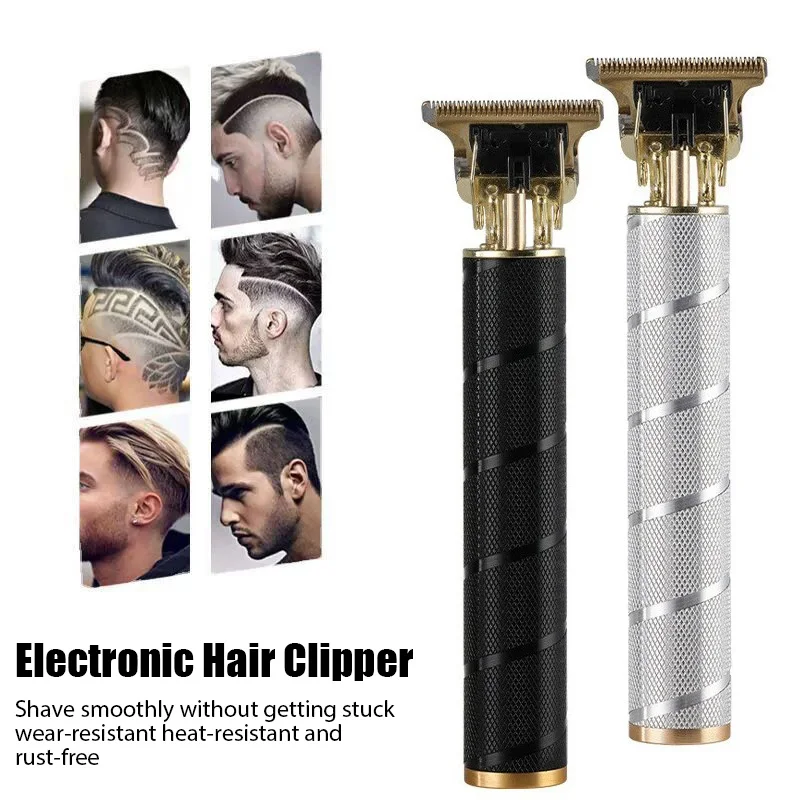 Textový vstup T9 USB Elektrické Hair Clipper Mužov Holiaci strojček Zastrihávač Vlasov Clipper Nabíjateľná Zastrihávač holičstvo, Profesionálny Zastrihávač Brady Obrázok 1