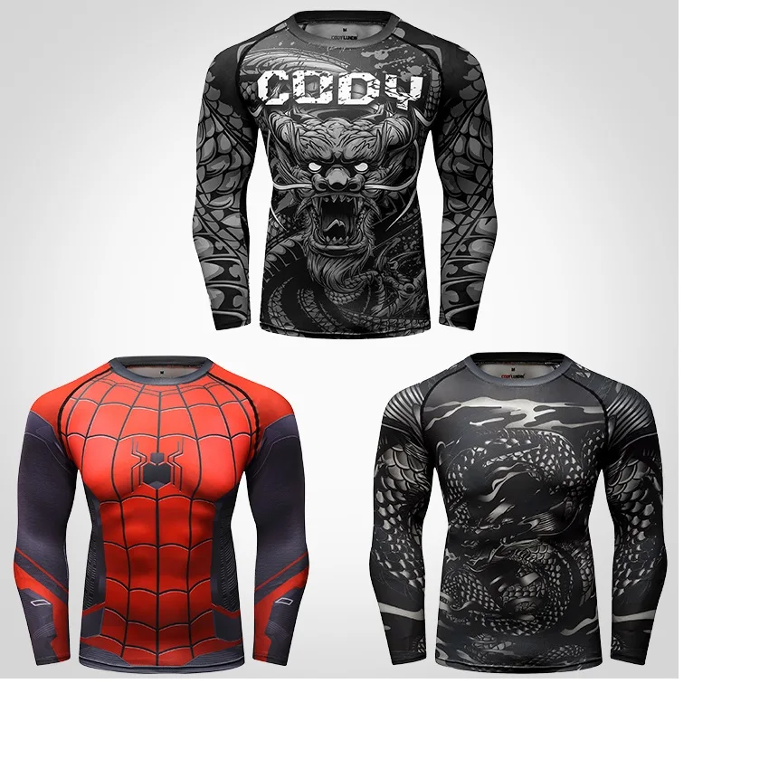 Cody Lundin Nové Módne Mužov Dizajn Digitálna Sublimačná Vytlačené Tričko Fashion Vonkajšie Beh Vyrážka Stráže Dlhý Rukáv Obrázok 4