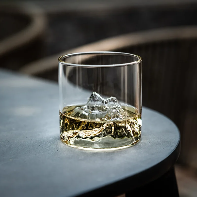 Horský Ľadovec Whisky Sklo Pohár Whisky-pohár Vodky Pohár Vína XO Koktaily Shot Glass Guanshan Fuji umelecké Diela Transparentné Obrázok 0