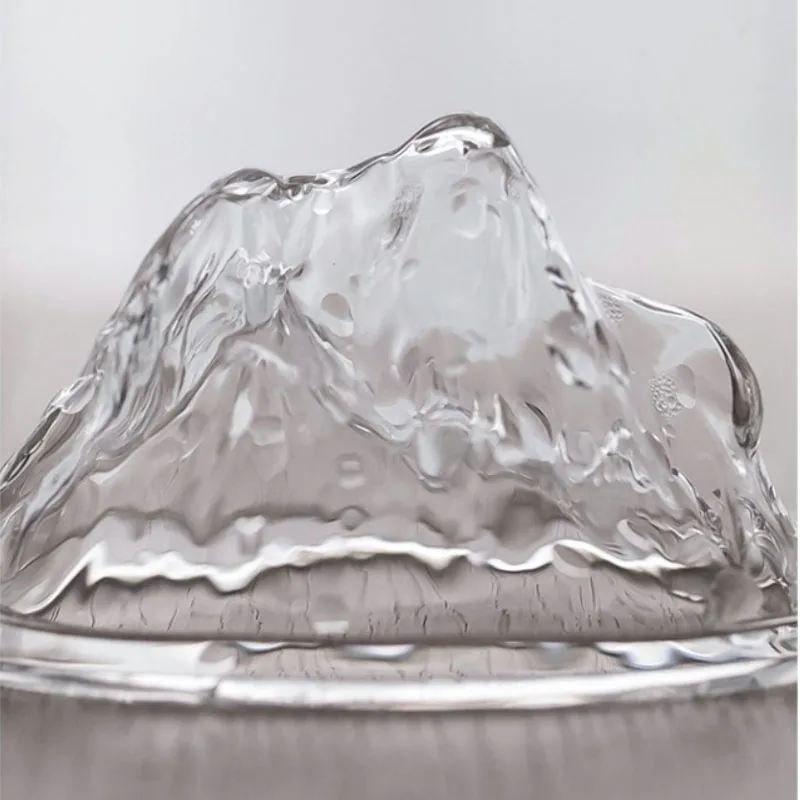 Horský Ľadovec Whisky Sklo Pohár Whisky-pohár Vodky Pohár Vína XO Koktaily Shot Glass Guanshan Fuji umelecké Diela Transparentné Obrázok 4