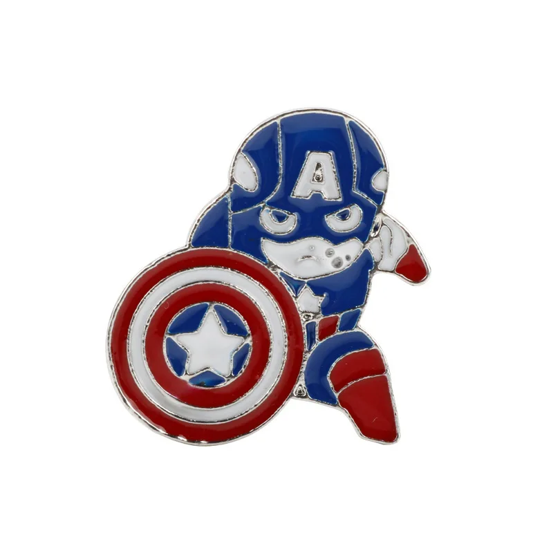 Disney, Marvel Legendy Charakter Brošňa Odznak Roztomilý Verzia Zliatiny Pin Darček Roztomilé Anime Avengers Cartoon Thor Thanos Obrázok 4