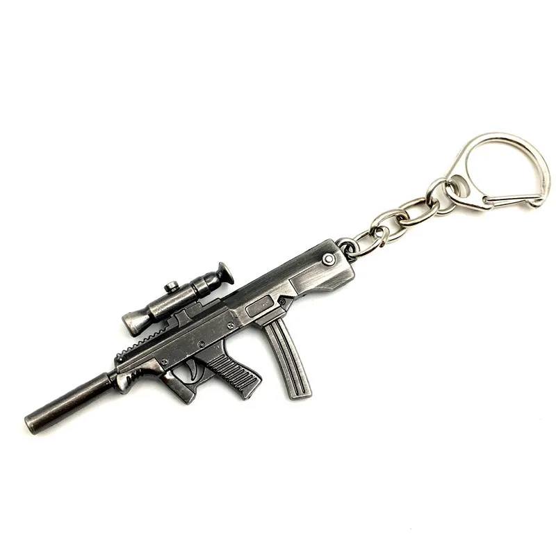 Hra Keychain Šperky Zbraň Zbraň Model Kovový Prívesok Prívesok Na Módne Chaveiro Taška Kľúča Vozidla Držiaky Pre Deti, Mužov, Šperky Obrázok 3