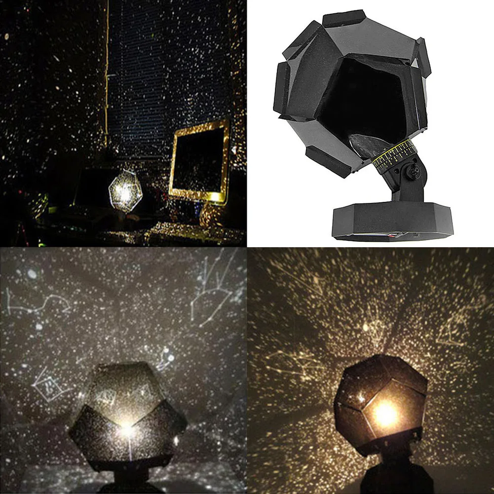 Planetárium Star Polygonálnym Projektor Nočnej Oblohe Lampa LED Projekcia Svetlo Nebeské Hviezdy Astro Vesmíru Nočné Svetlo Domáce Dekorácie Obrázok 2