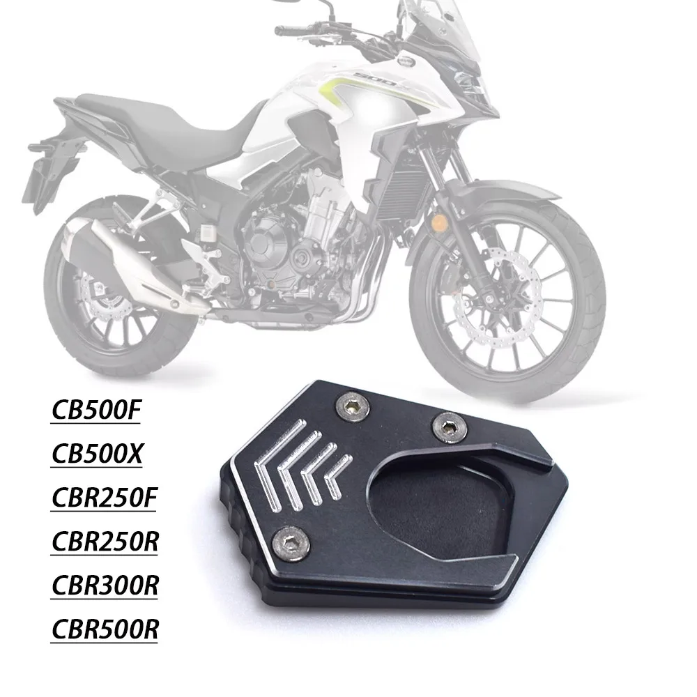 Pre HONDA CB500F CB500X CBR250F CBR250R CBR300R CBR500R CNC Motocykel Časti Strane Stánku zväčšovacieho prístroja Stojan Rozšírenie Dosky Pad Obrázok 0