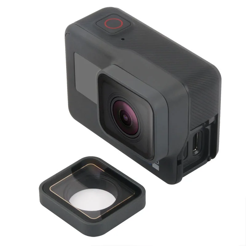 Objektív Skla pre GOPRO Hero7 6 5 Fotoaparát Vodotesný Ochranný Kryt Objektívu Opravu, Náhradné UV Šošovky Obrázok 4