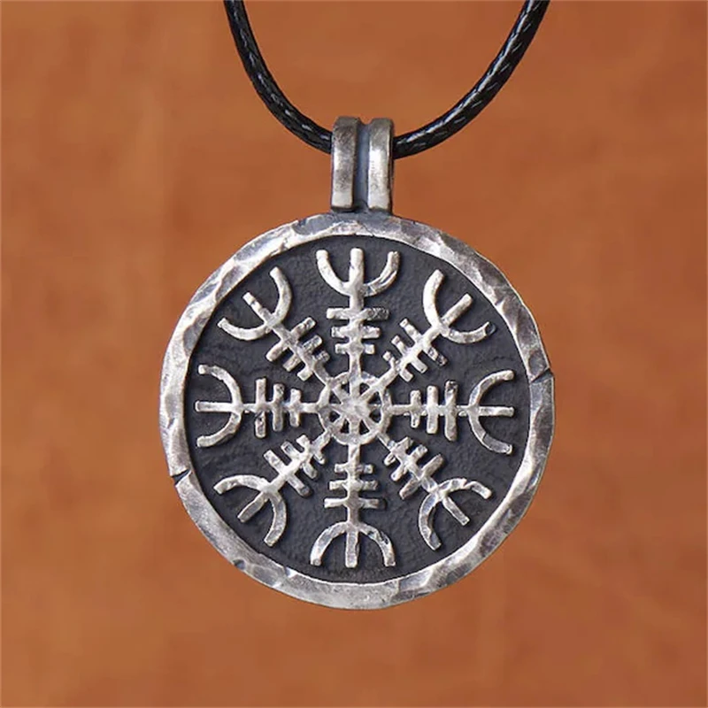 Vikingovia Retro Rune Prívesok Náhrdelník Mužov Osobnosti Viking Šperky, Prívesok Amulet Príslušenstvo Darček Pre Neho Obrázok 0