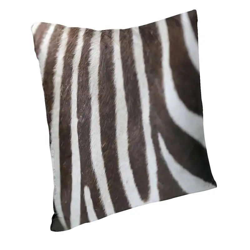 Zebra Pruhovaný Vzor Zvieraciu Srsť Vankúše Domov Dekoratívne Kawaii Zebra Kožené Textúra Milenca Vankúše Tlač Obliečka Na Vankúš Obrázok 1