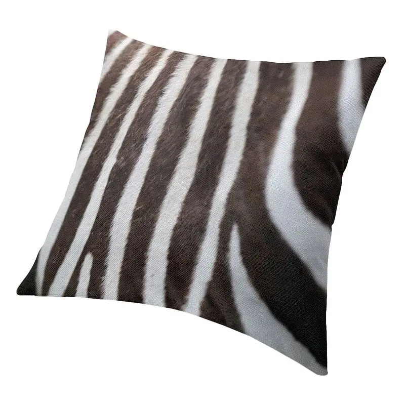 Zebra Pruhovaný Vzor Zvieraciu Srsť Vankúše Domov Dekoratívne Kawaii Zebra Kožené Textúra Milenca Vankúše Tlač Obliečka Na Vankúš Obrázok 2