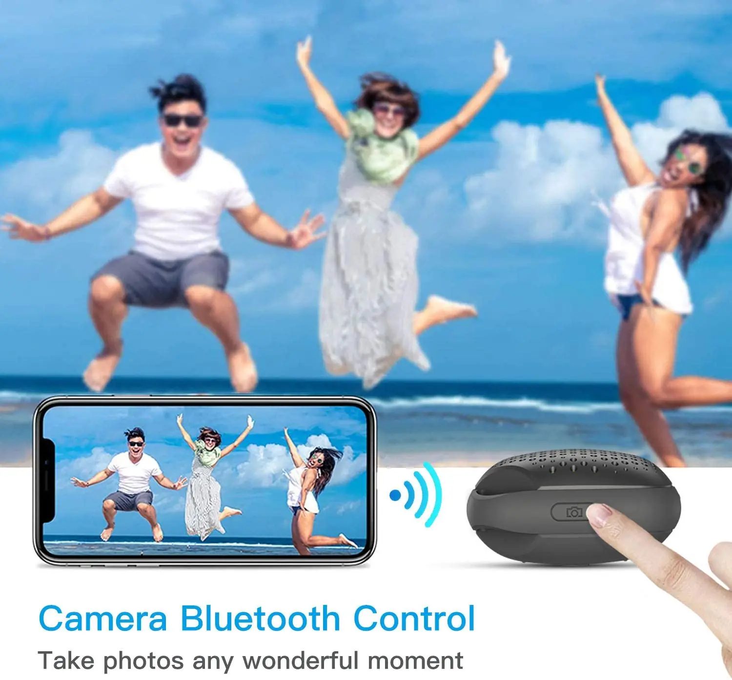 Vonkajšie Mini Malé Bluetooth Reproduktor, Prenosných Bezdrôtových Nepremokavé Sprcha Reproduktor, TWS Stereo Subwooferom, Vhodný pre pešiu Turistiku Obrázok 2