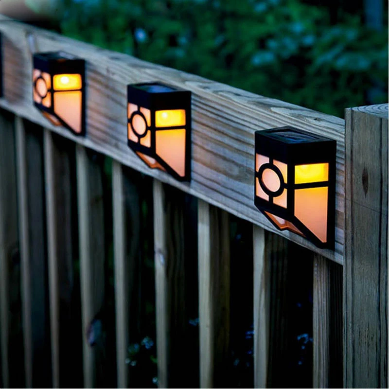 LED Solárne Osvetlenie Vonkajšie Osvetlenie Dvore Plot, Brána Lampa Nepremokavé Nástenné Svietidlo Energeticky Úsporné Záhradné Dekorácie Ulici Nočné Svetlo Obrázok 3