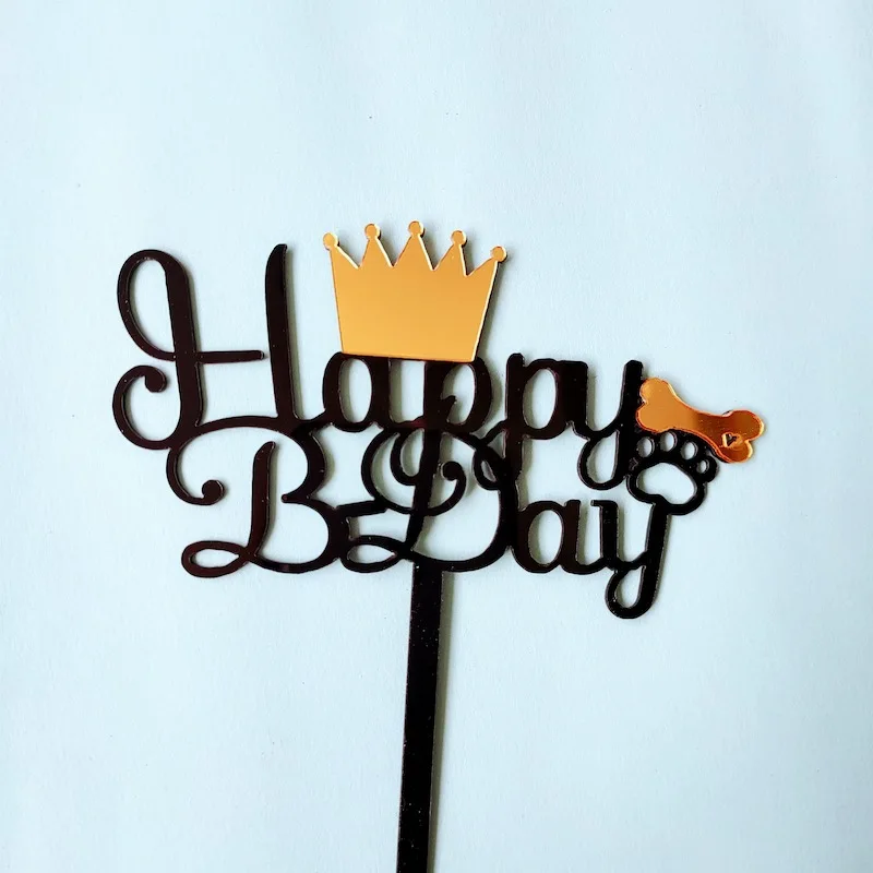 IN Nové Psa Happy Birthday Cake Vňaťou Cartoon Zvieratá Narodeninovú Tortu Vňaťou pre Dieťa domáce Zvieratá, Psy Narodeninovej Party Cake Dekorácie Obrázok 1