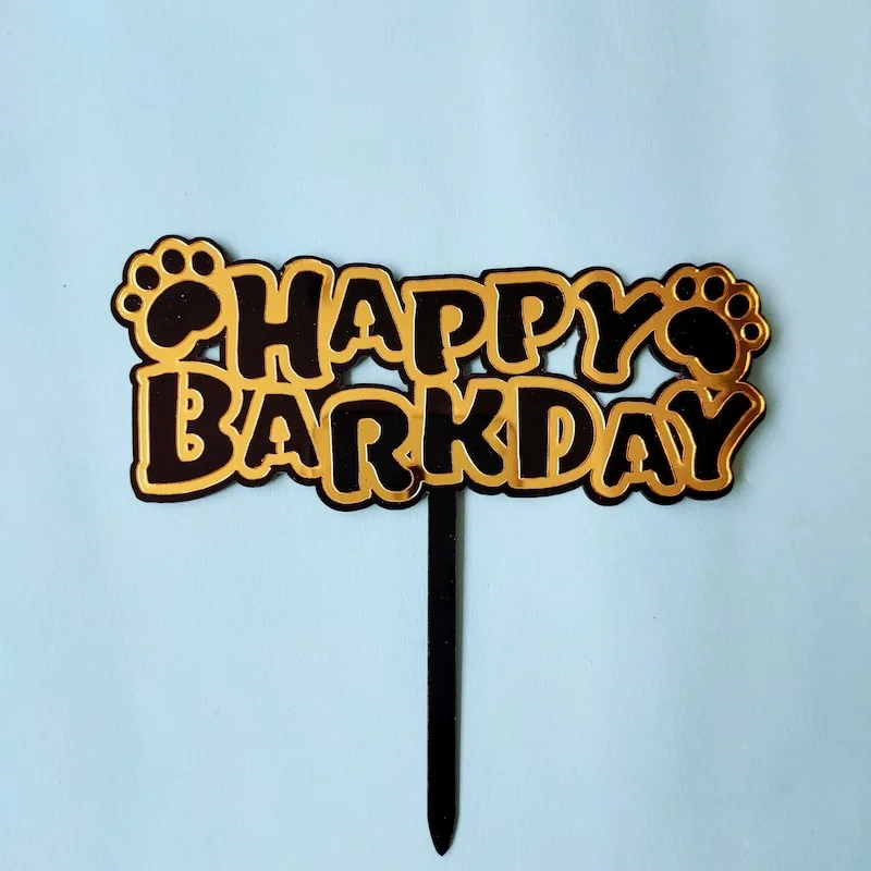 IN Nové Psa Happy Birthday Cake Vňaťou Cartoon Zvieratá Narodeninovú Tortu Vňaťou pre Dieťa domáce Zvieratá, Psy Narodeninovej Party Cake Dekorácie Obrázok 4