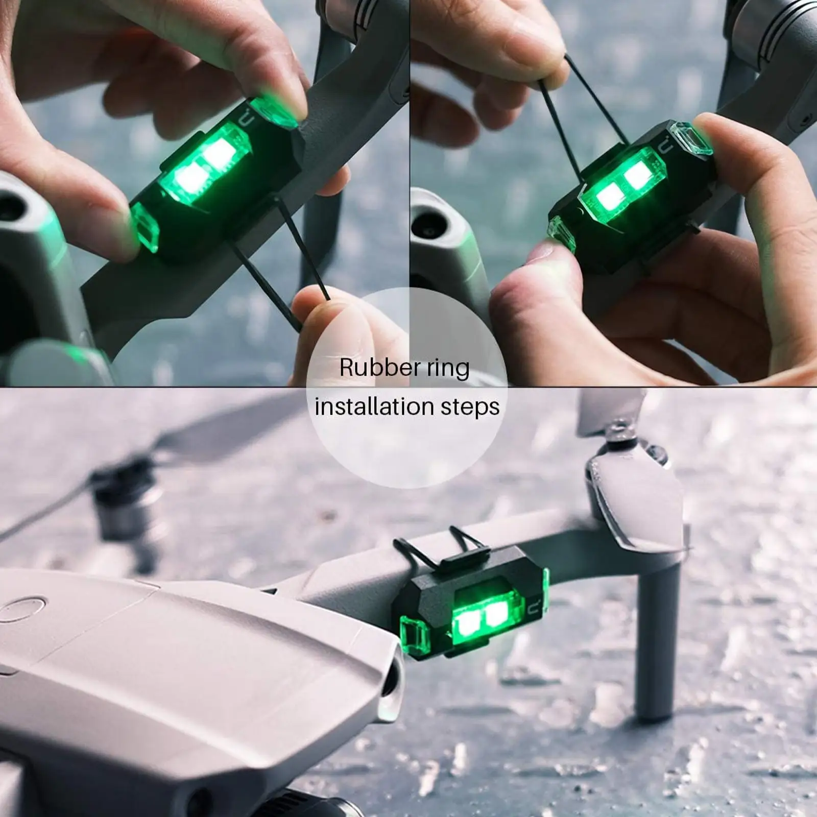 7 Farby Drone Strobe Light USB LED Anti-Kolízie Bicykli Chvost /Model Lietadla Lietanie v Noci Mini Signál Blikajúce Výstražné Svetlo Obrázok 5