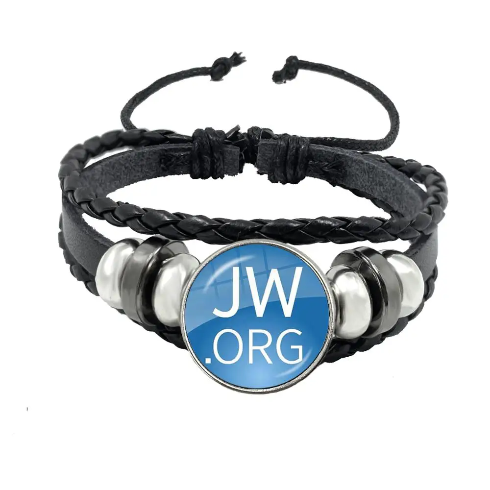 JW.org Náramok Svedkovia Jehovovi Umenie Obrázok 18 mm Sklo Cabochon Čierne Tlačidlo Náramok Šperky Pre Katolicizmus Darček Obrázok 3