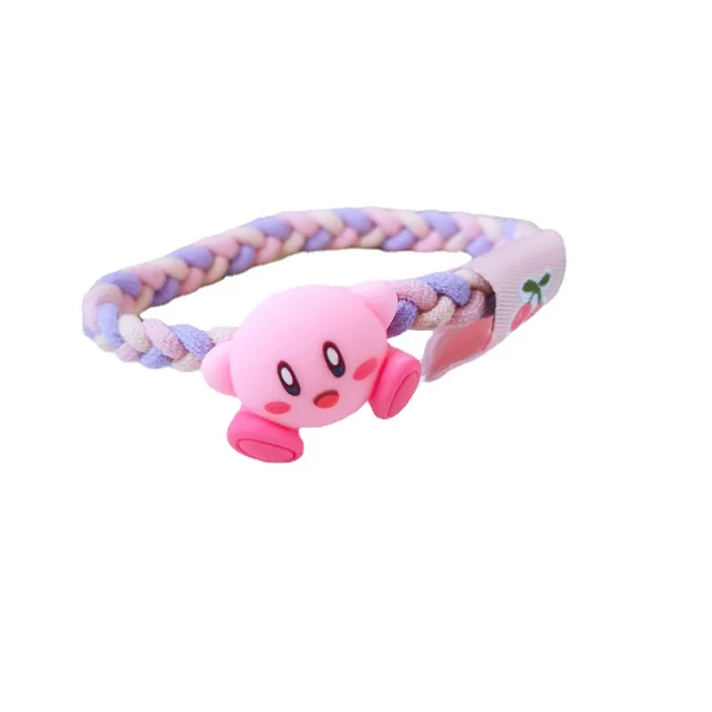 Nové Hry Kirby Vlasy Lano pre Deti Anime Postavy Kirby Waddle Dee Doo Roztomilý gumička Náramok Vlasy Príslušenstvo Kawaii Dary Obrázok 4