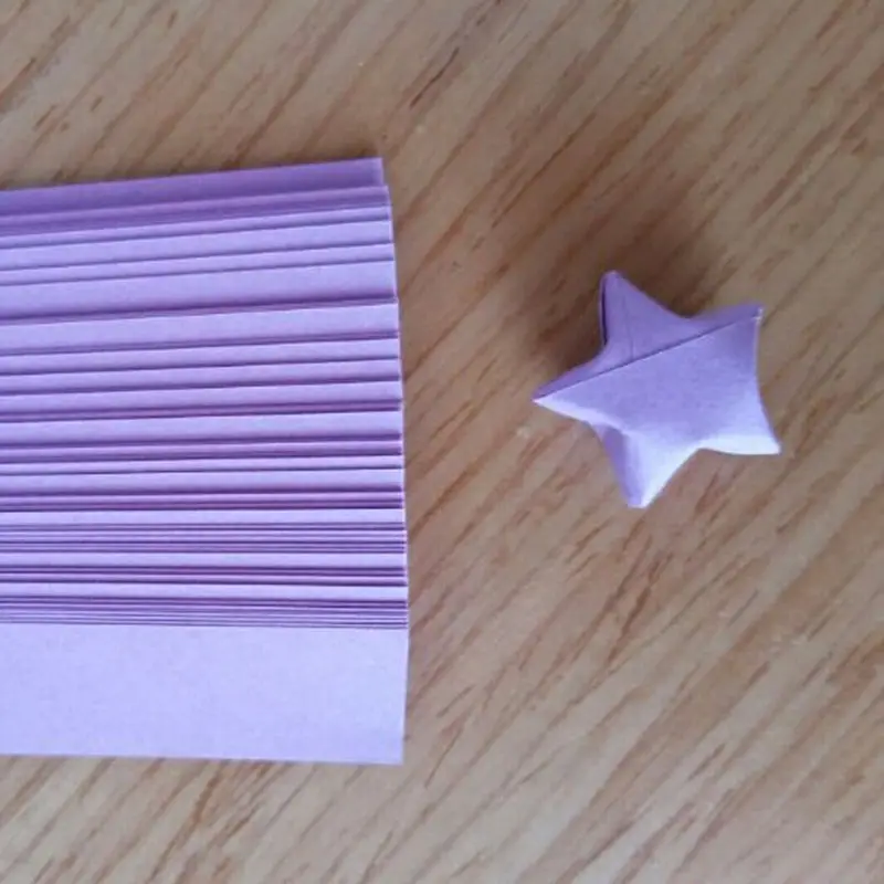 80pcs/veľa Origami Lucky Star Papierové Pásky Craft Papier Želám Star Materiál, Farebné Quilling Papier Dekoratívne Papier 18 Farby Obrázok 3