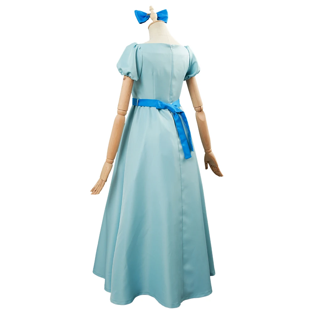 Film Peter Pan Wendy Cosplay Kostým Modrý Princezná Šaty Dospelé Ženy, Dievčatá Oblečenie Halloween Karneval Oblek Obrázok 5